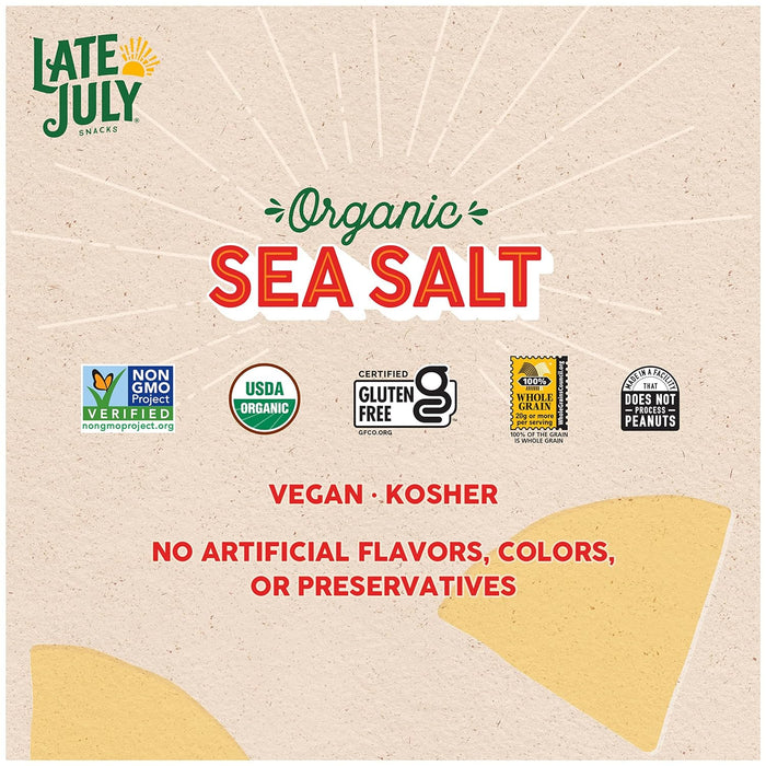 Late July  Organic Sea Salt Tortilla Chips  10.1 Oz