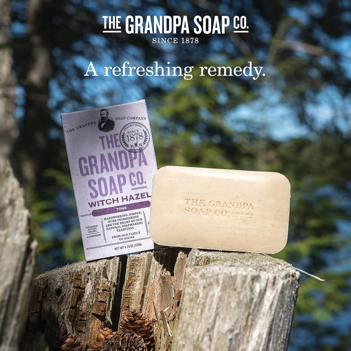 The Grandpa Soap Co.  Witch Hazel Tone Bar Soap  1 Each  4.25 Oz