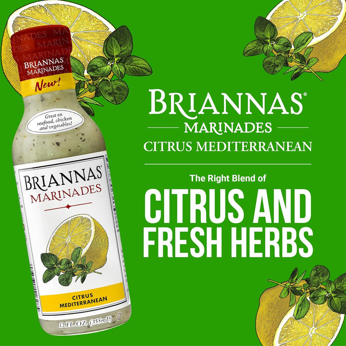 Briannas Marinades Citrus Mediterranean 12 fl