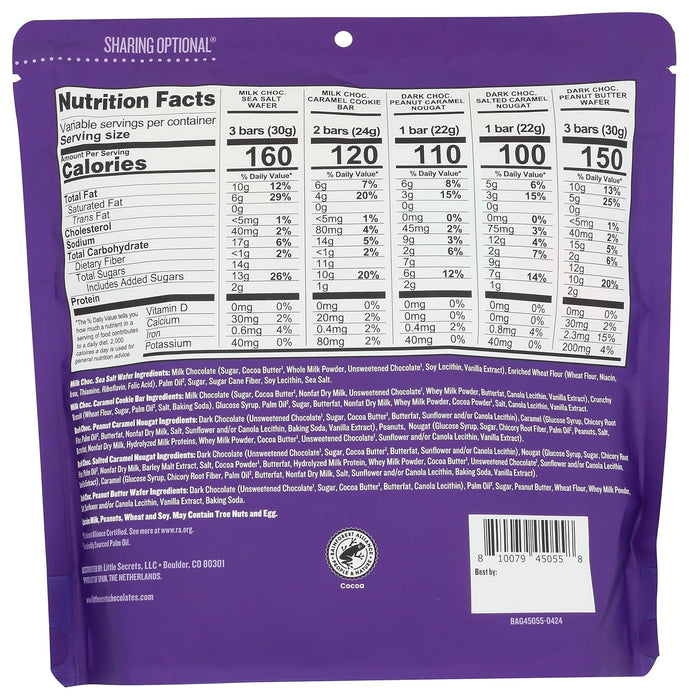 Candy Chocolate Bars Halloween Variety