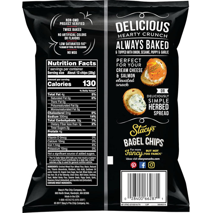 Stacy`S  Everything Bagel Chips  7 Oz