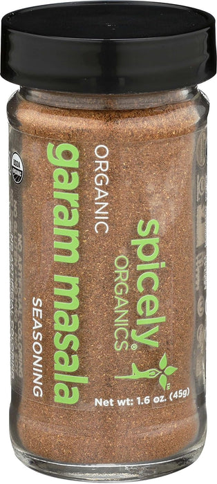 Spicely Organics  Organic Garam Masala Seasoning  1.6 Oz