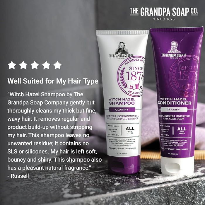 The Grandpa Soap Co.  Witch Hazel Shampoo  1 Each  8 Oz