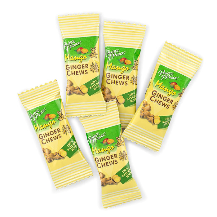 Prince Of Peace Ginger Chews Mango  1 Each 4 oz