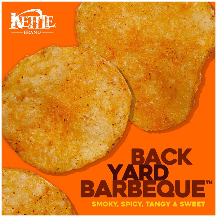 Kettle Brand  Backyard Bbq Potato Chips Party Size  13 Oz