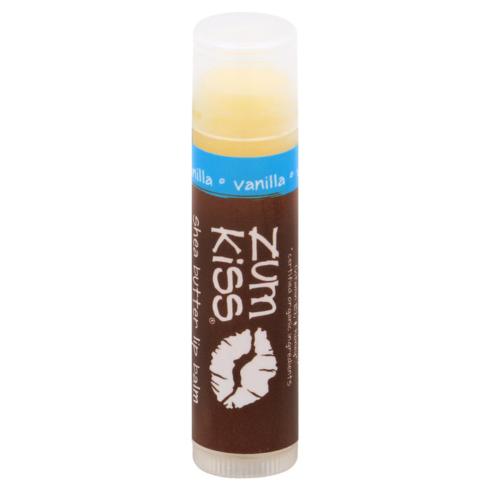 Zum  Kiss Shea Butter Lip Balm Stick Vanilla  .15 Oz