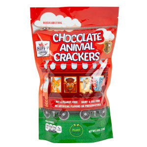 Happy Snacks Chocolate Animal Crackers 8 Oz