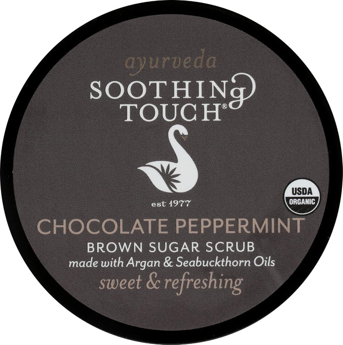 Soothing Touch  Brown Sugar Scrub Chocolate Peppermint  1 Each  8 Oz