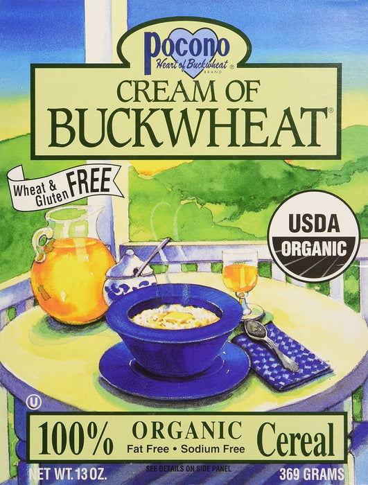 Pocono  Cream Of Buckwheat Organic Cereal   13 Oz