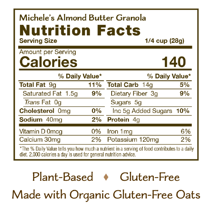 Micheles Granola  Almond Butter Granola   12 Oz