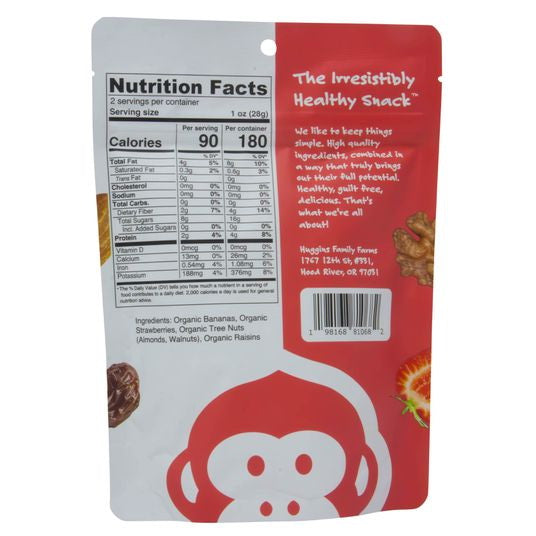 Monkey Brittle Strawberry Banana Crunch 2 OZ