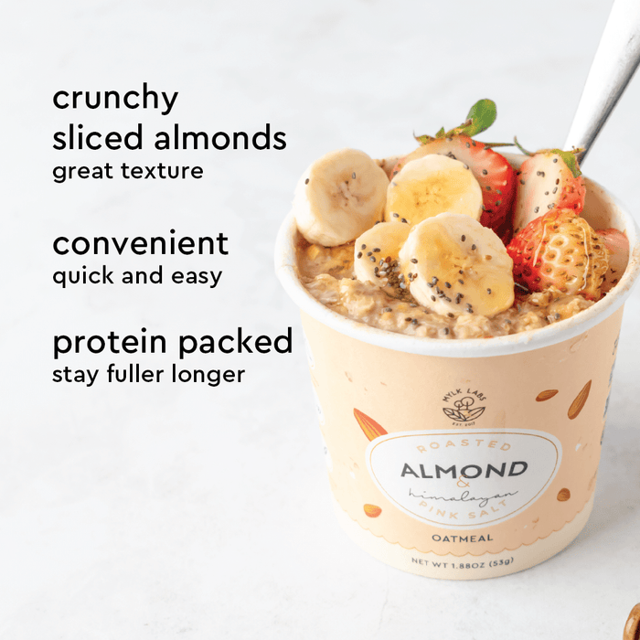 Mylk Labs Oatmeal Cup Almond Pink Salt 1.88 OZ