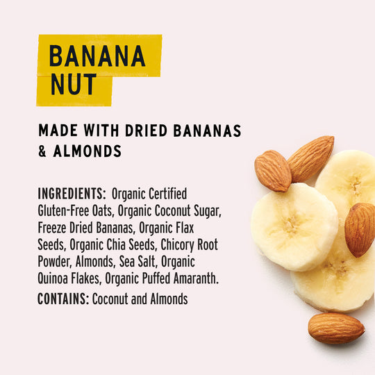 Purely Elizabeth  Sugar Free Oatmeal Banana Nut   9.12 Oz