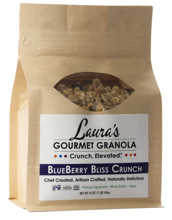 Laura`S Gourmet Granola  Blueberry Bliss Crunch Granola   16 Oz