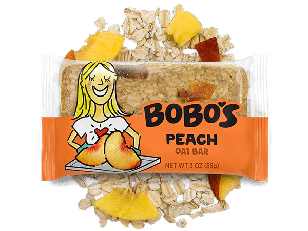 Bobo'S Oat Bars  Peach Oat Bar   3 Oz