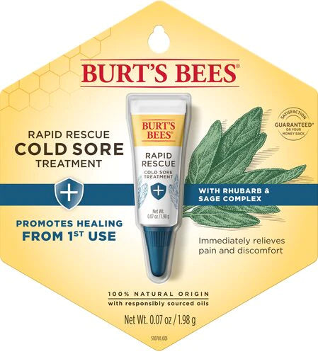 Burts Bees Cold Sore Treatment Rapid 0.7 OZ