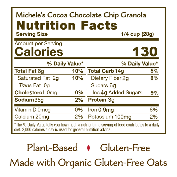 Micheles Granola Granola CocoaChocolate Chip 12 OZ