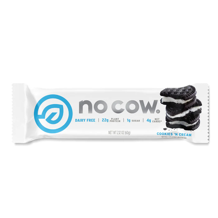 No Cow Bar  Cookies 'N Cream Protein   2.12 Oz