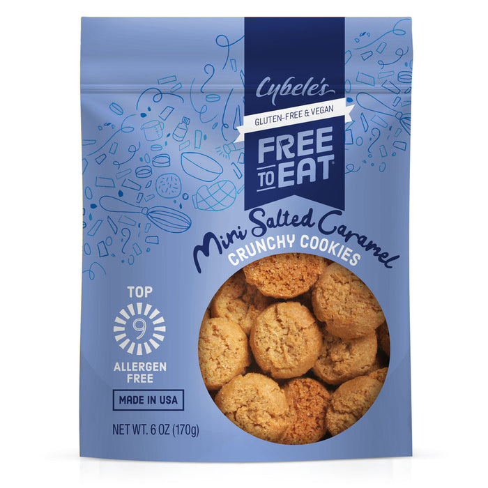 Cybeles Free To Eat Salted Caramel Mini Cookies 6 OZ