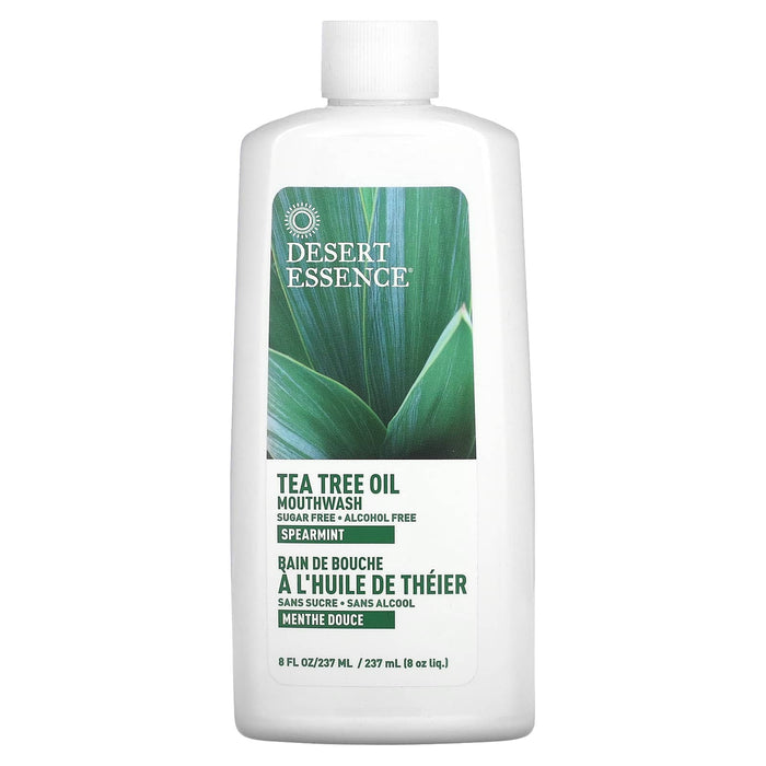 Desert Essence  Natural Refreshing Tea Tree Oil Mouthwash  1 Each  8 Fl Oz.