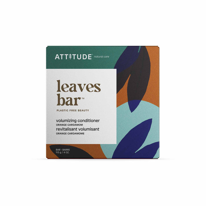 Attitude  Leaves Bar Volumizing Conditioner Orange Cardamom  1 Each  4 Oz