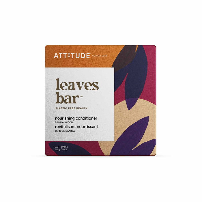 Attitude  Leaves Bar Nourishing Conditioner Sandalwood  1 Each  4 Oz