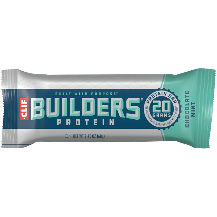 Clif Bar  Builders Protein Bar Chocolate Mint   2.4 Oz