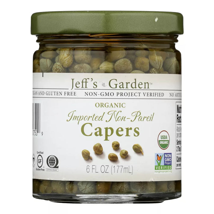 Jeff's Naturals  Imported Non Pareil Capers Capers  6 oz