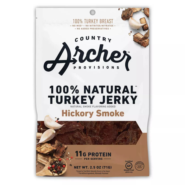 Country Archer Jerky Co. Hickory Smoked Jerky 2.5 oz