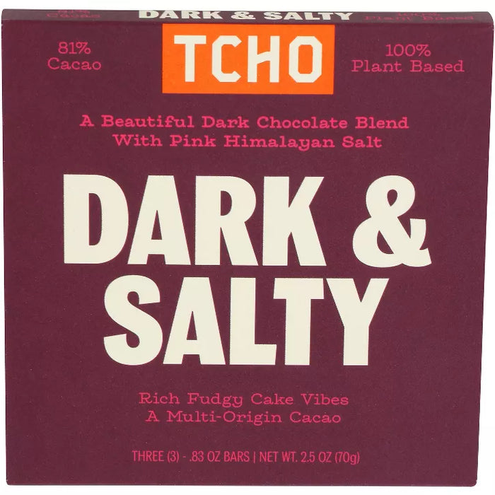 Tcho Dark & Salty Bar 2.5 Oz