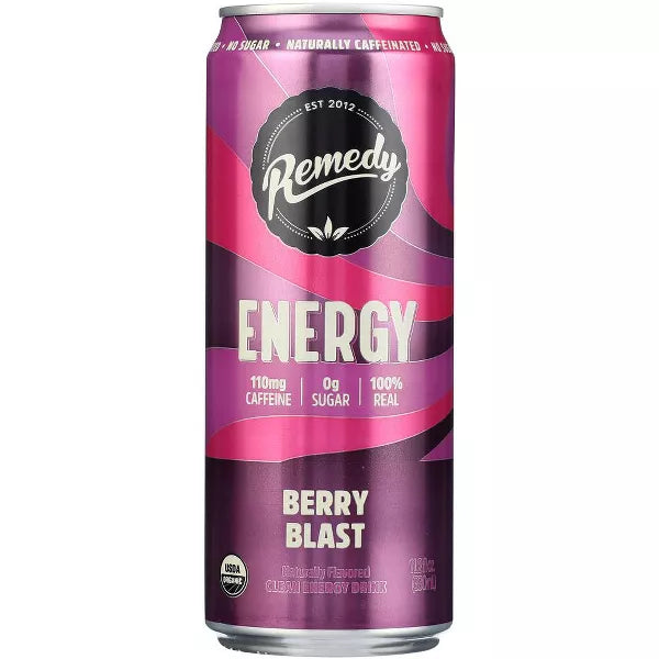 Remedy  Energy Berry Blast Clean Energy Drink   11.2 oz