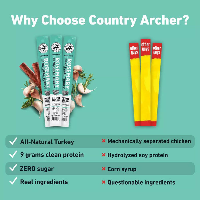 Country Archer Jerky Co. Rosemary Turkey Stick 1 oz