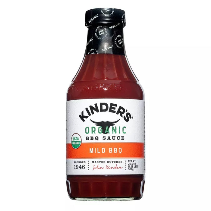 Kinder`s Organic BBQ Sauce Mild Gluten Free 20.5 oz