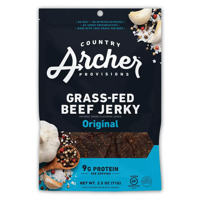 Country Archer Jerky Co. Original Beef Jerky 2.5 oz