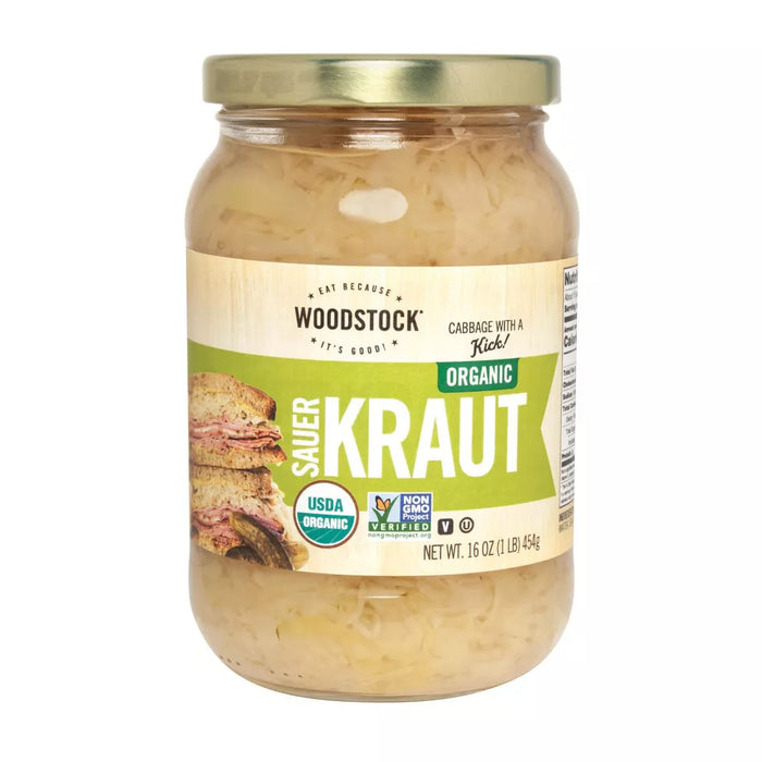 Woodstock Foods Organic Sauerkraut 16 oz