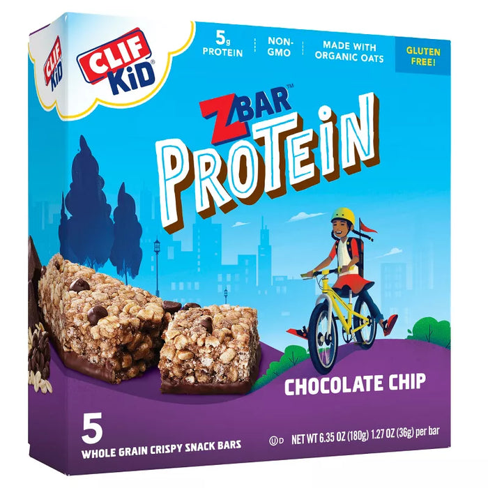 Clif Kid  Whole Grain Protein Snack Chocolate Chip   1.27 Oz.