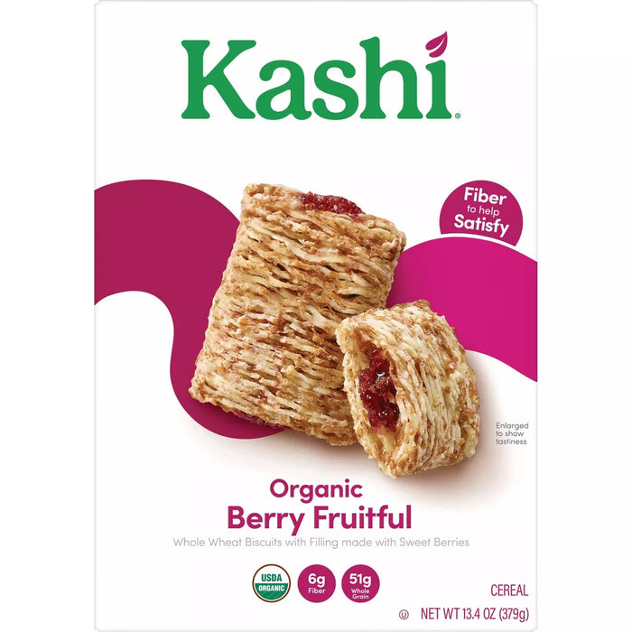 Kashi  Organic Berry Fruitful Wheat Biscuits   13.4 Oz