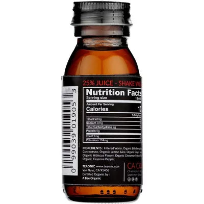 Teaonic  My Immunity Mojo Revive Herbal Wellness Shot  2 Oz