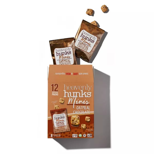 Heavenly Hunks Oatmeal Chocolate Chip Mini Cookie Bites 14.4oz