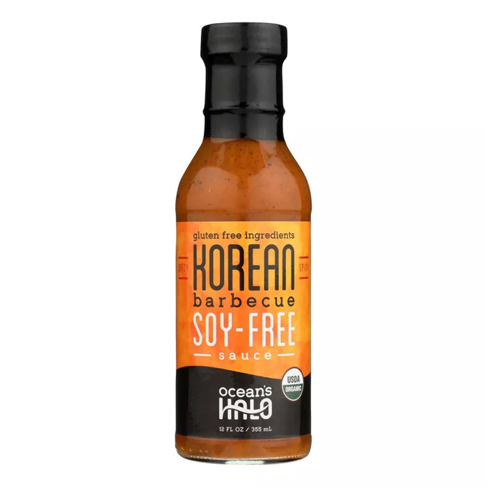 Ocean`s Halo Organic Sauce No Soy Spicy Korean Bbq 12 oz