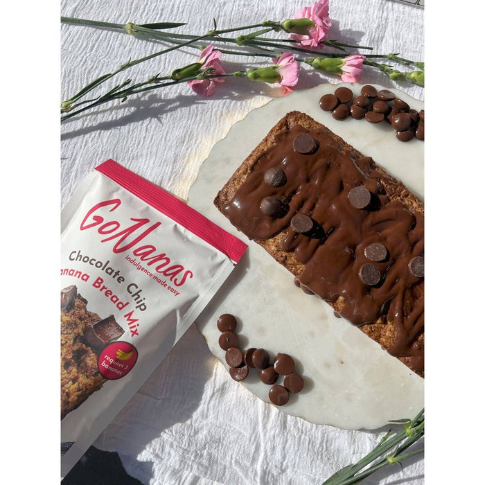 Gonanas  Vegan Banana Bread Mix Chocolate Chip   12.3 Oz