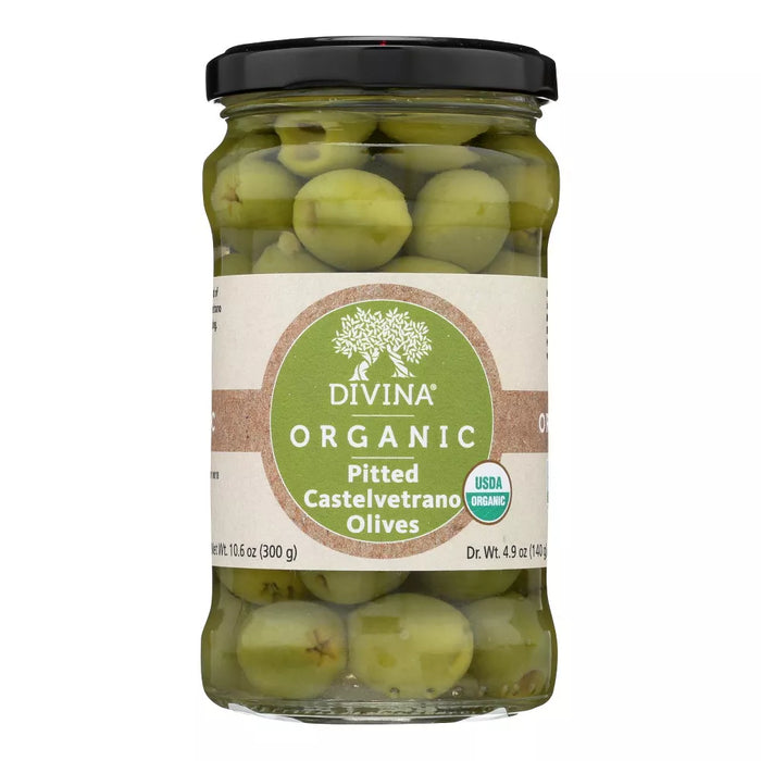 Divina Organic Pitted Castelvetrano Olives 4.9 oz