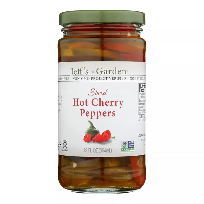 Jeff's Naturals Hot Cherry Pepper Hot Cherry Pepper 12 oz