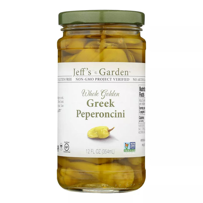 Jeff's Naturals  Greek Pepperoncini Pepperoncini  12 oz