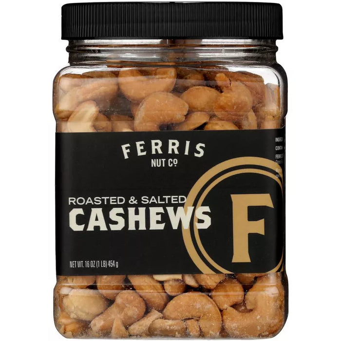 Ferris Nut Co Cashews Roasted Salted 16 oz