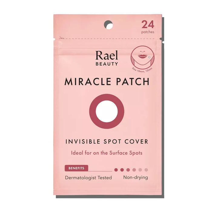 Rael Beauty Miracle Pimple Patch Invisible Spot Cover for Acne 24 CT