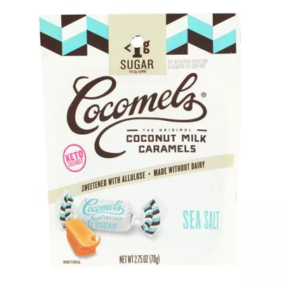 Cocomels Caramel Coconut Milk Sea Salt Sugar Free 2.75 oz