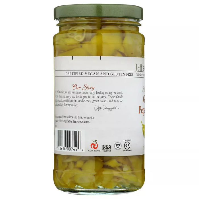 Jeff's Naturals  Greek Pepperoncini Greek Pepperoncini  12 oz