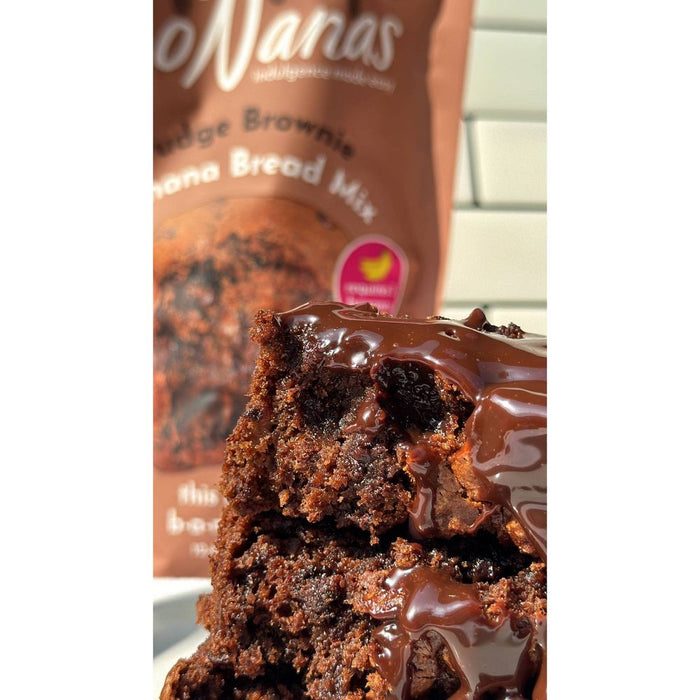 Gonanas Fudge Brownie Banana Bread Mix 12Oz