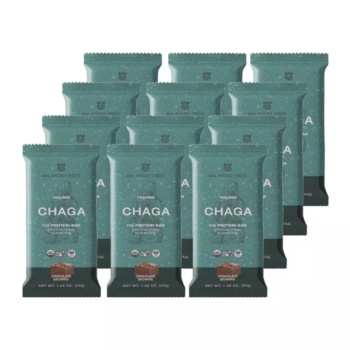 Balanced Tiger Bar Protein Chaga Chocolate Brownie 1.55 Oz